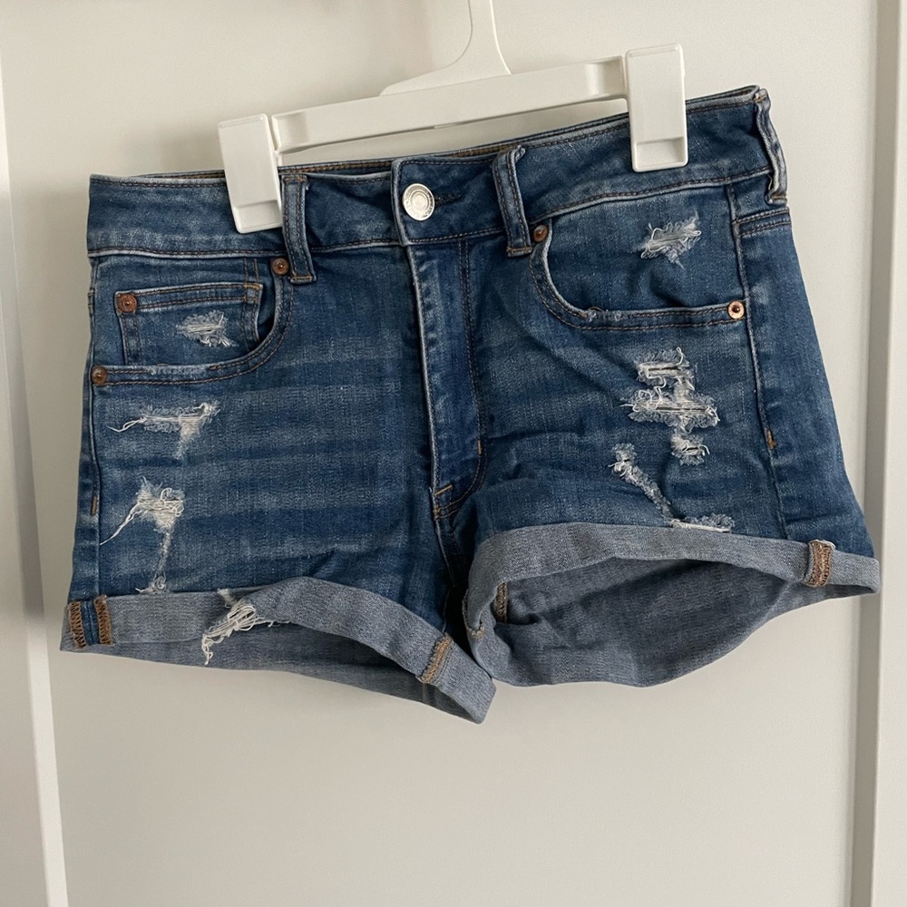 American Eagle Super Stretch Hi-Rise Shorts Size 6